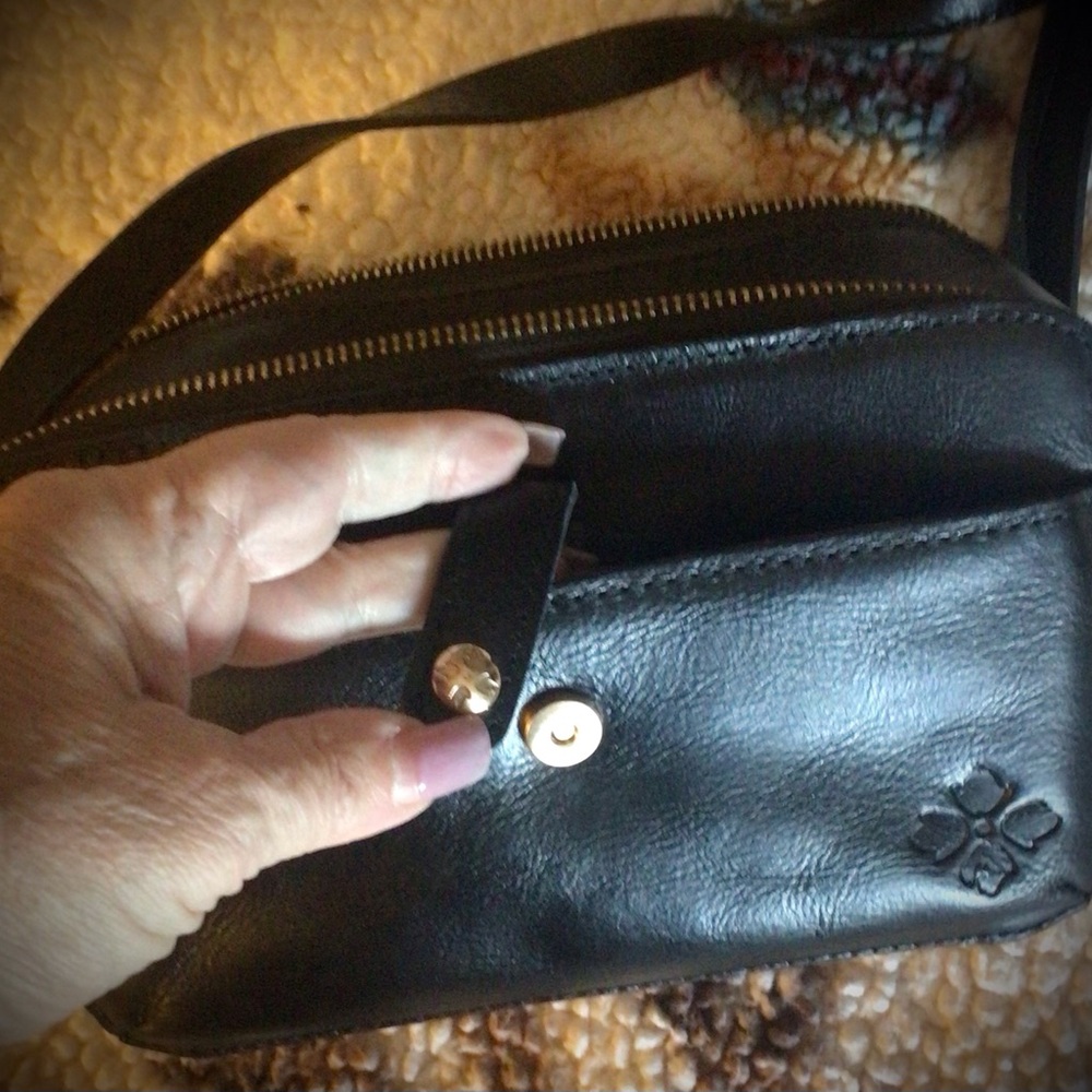 Patricia Nash Alessa Black Crossbody bag!